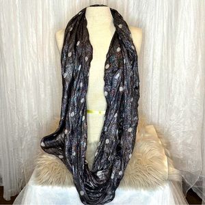 Polka Dot Infinity Scarf
